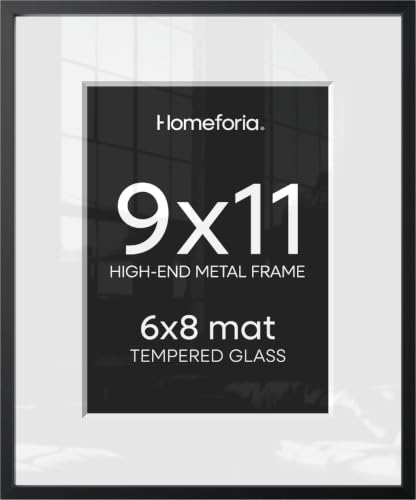 9x11 Black Picture Frame (3 Count)