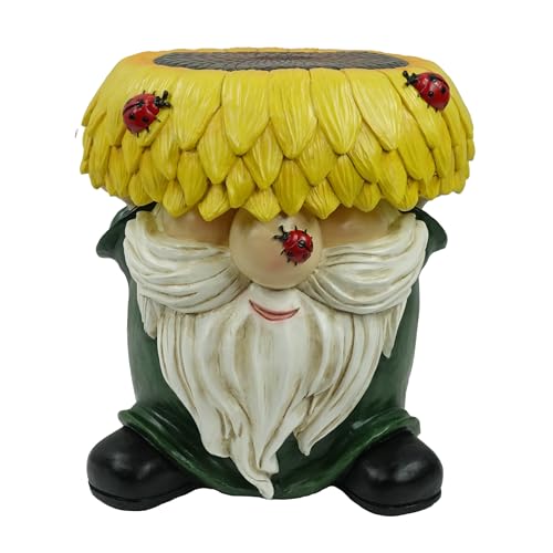 AJY488 Gnome Sunflower Planter Stand
