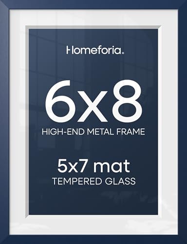 6x8 Blue Picture Frame