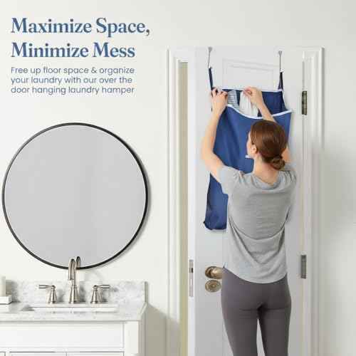 TFLC Over the Door Hanging Laundry hamper bag