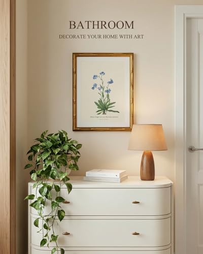 Gold Bamboo Framed Wall Art