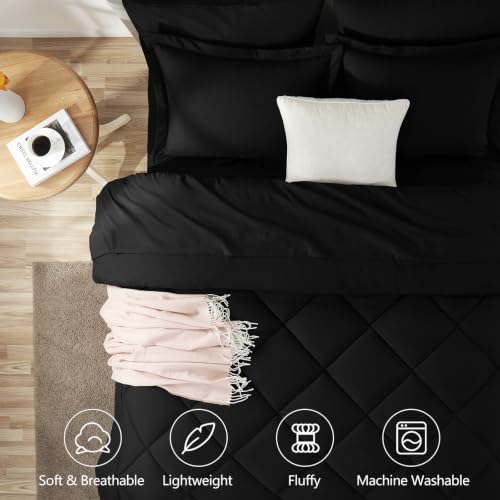 Full Size Comforter Sets Black