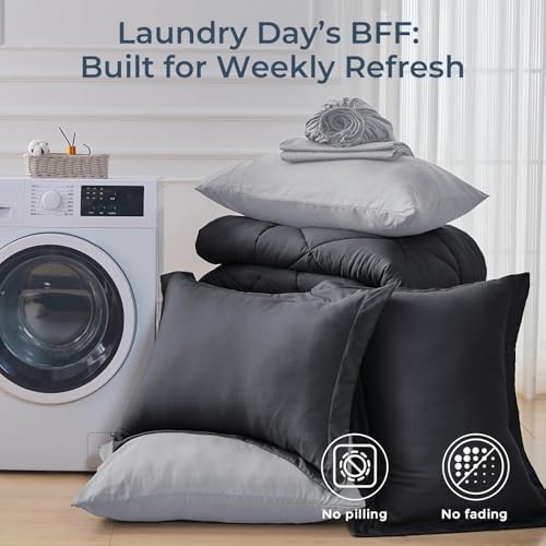 7 Piece Oversized Queen Comforter Set