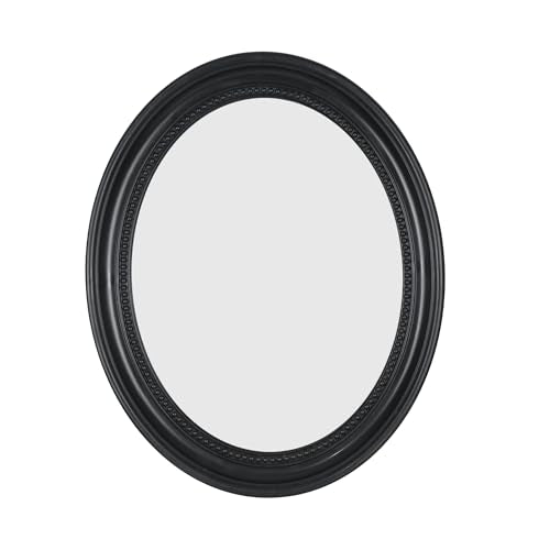 20 x 16 inch Black Wall Mirror Oval Bathroom Mirror Bedroom Mirror
