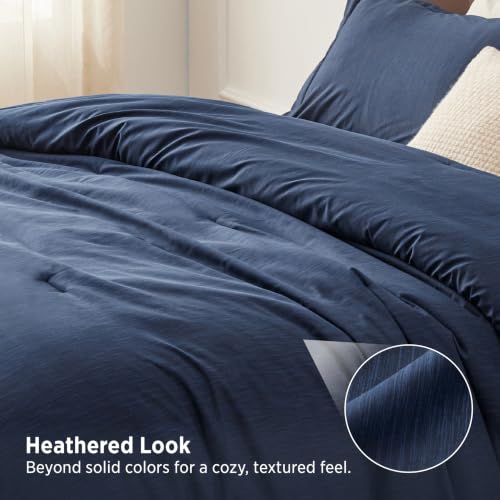 Navy Blue Queen Comforter Set