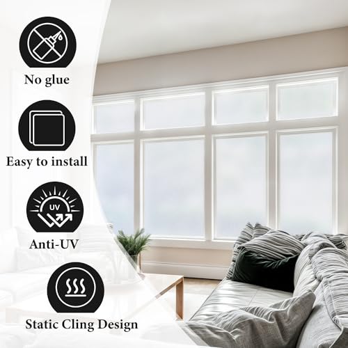 Window Privacy Film (19.34 Sq Ft)
