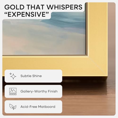 10x12 Gold Picture Frame (3 Count)