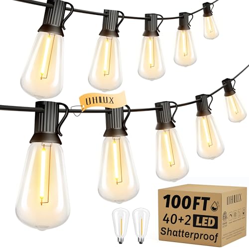 Outdoor String Lights 100FT (100 Foot)