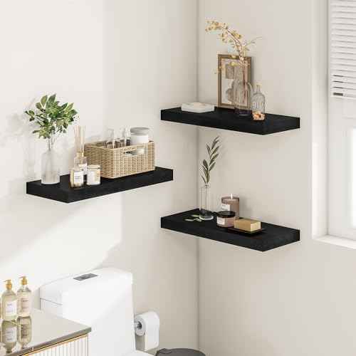 Deep Floating Shelves for Wall 16x12” Set of 2 (2 Count)