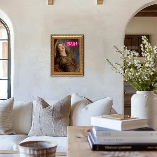 Vintage Gold Framed Wall Art for Home Decor