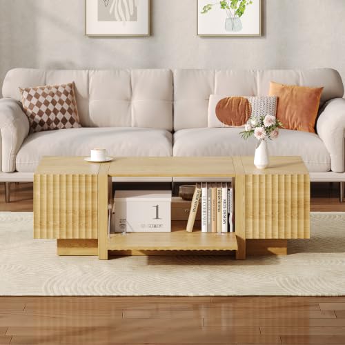 50.8" Fluted Coffee Table