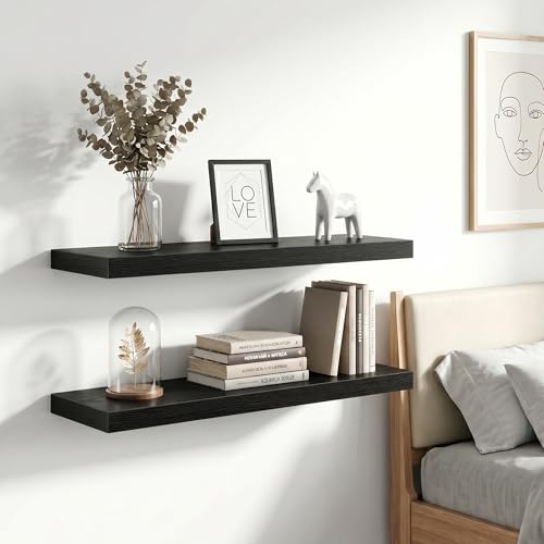 36 Inch Floating Shelves Wall Mounted for Display (2 Count)