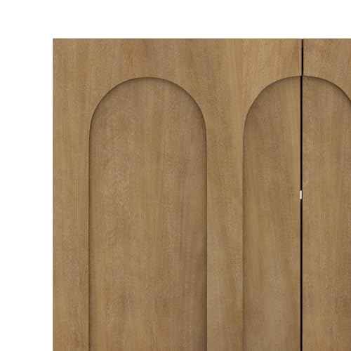 Jett Mid Century Modern Wood Credenza Storage Cabinet