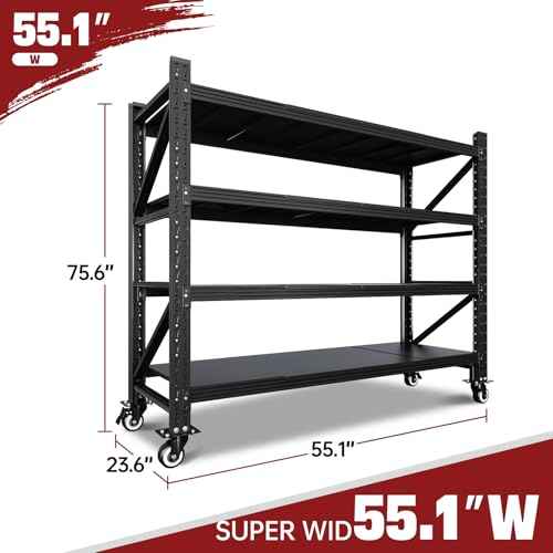 Garage Shelving with Wheels