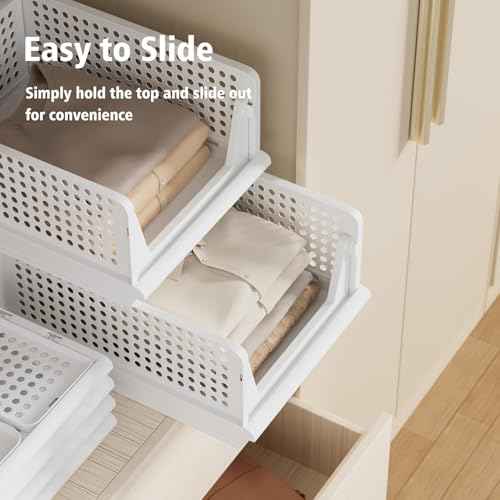 5 Pack Stackable Storage Bins (5 Count)