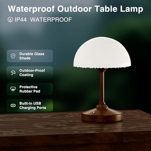 Mushroom Lamp Cordless Lamp Table Lamp
