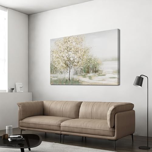 Canvas Wall Art Decor Large Wall Art Pictures for Living Room Canvas Art Wall Decor Landscape Natural Wall Art Decor Artwork for Walls Vintage Tree Wall Art Prints 32" X 48" for Bedroom Office Kitchen