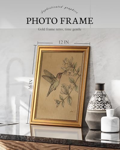 Vintage Gold Framed Wall Art
