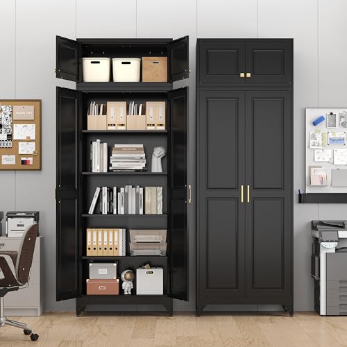 90" Tall Metal Storage Cabinet