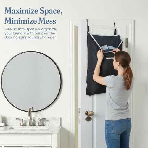 TFLC Over the Door Hanging Laundry hamper bag