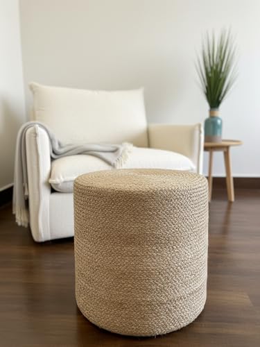 Jute Pouf Ottoman