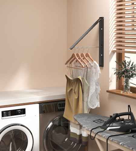 Clothes Drying Rack Wall Mounted (2 Count)