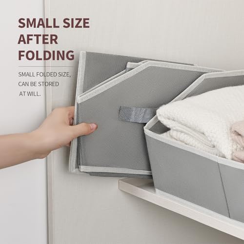 Large Storage Bins Baskets (6 Count)