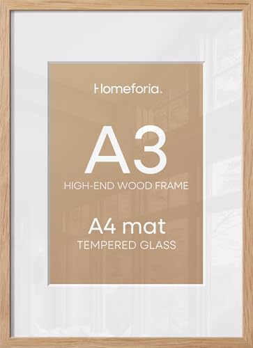 A3 Natural Oak Picture Frame