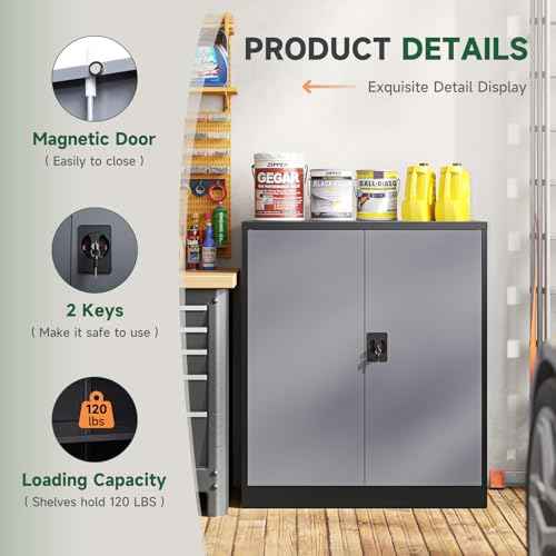 Metal Storage Cabinets with Lock Door