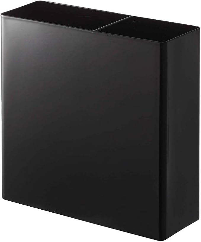 Yamazaki 5147 Magnetic Kitchen Tool Stand, Black, Approx. W 5.3 x D 2.0 x H 5.5 inches (13.5 x 5 x 14 cm), Tower, Floating Storage, Easy Installation