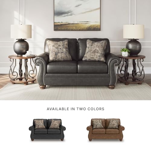 Faux Leather Loveseat Sofa Couch