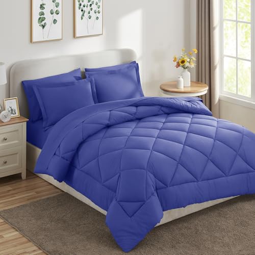 Queen Comforter Set with Sheets Very Peri