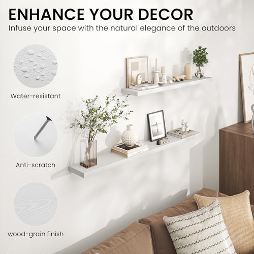 48 Inch Floating Shelves for Wall (2 Count)