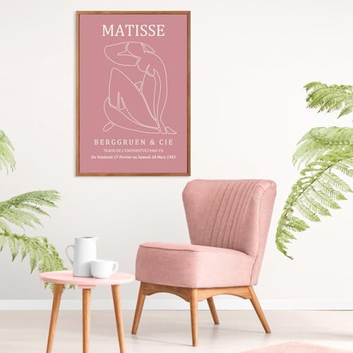 Matisse Pink Framed Wall Art Set