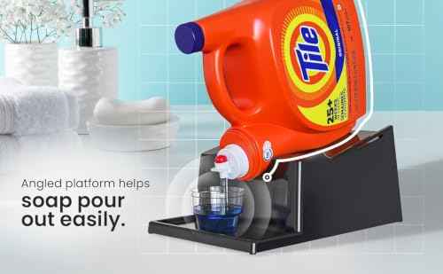 Liquid Laundry Detergent Holder Stand with Drip Tray (2 Count)