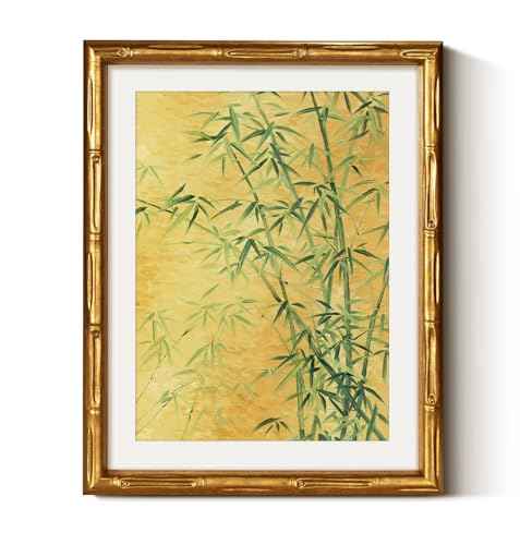 Gold Bamboo Framed Wall Art