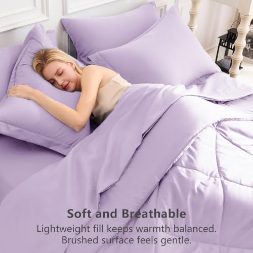Full Size Comforter Sets Light Purple