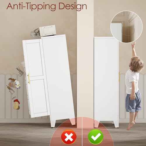 Metal Kitchen Pantry Storage Cabinet