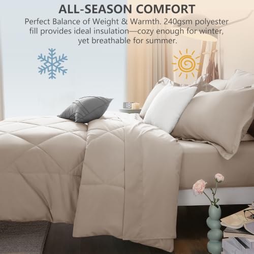 King Size Comforter Set Linen