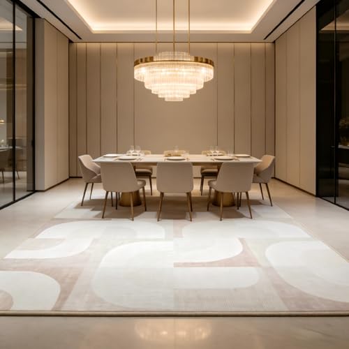 8X10 Area Rugs Modern Abstract Non Slip Washable Large Carpet for Living Room Bedroom (80 Sq Ft)