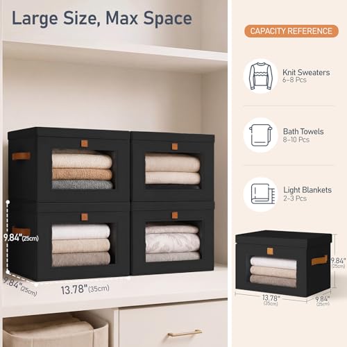 Storage Bins with Lids (5 Count)