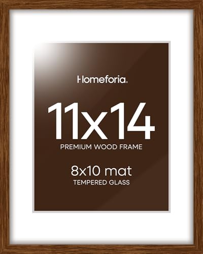 11x14 Brown Oak Picture Frame