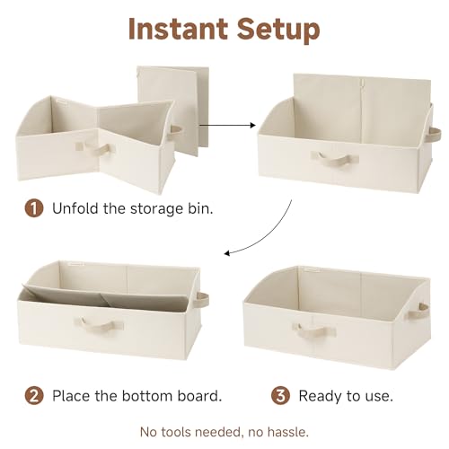 Closet Storage Bins Trapezoid (3 Count)