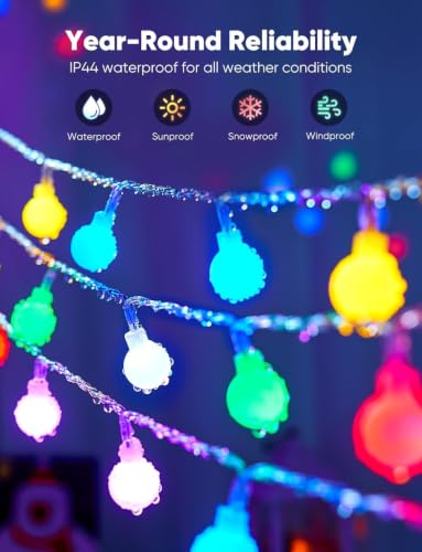 Color Changing Globe String Lights (33 Foot)