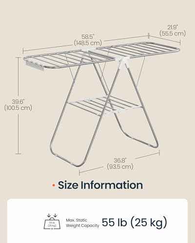 Clothes Drying Rack with Wings