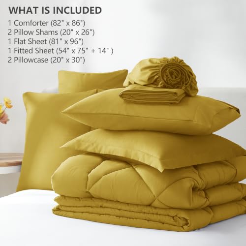 Full Size Comforter Sets Mustard Yellow