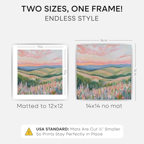 14x14 Silver Picture Frame (2 Count)