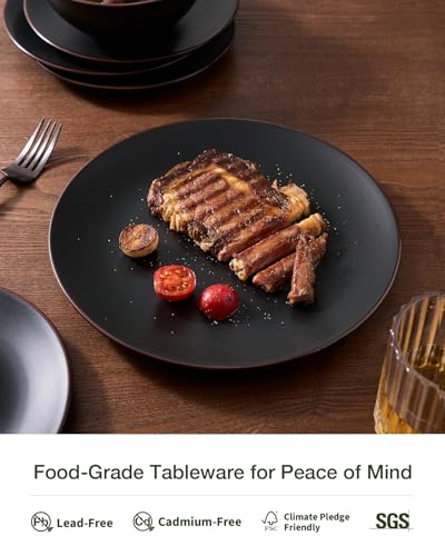 Venus Stoneware Dinnerware Sets with Pasta Bowls (16 Count)