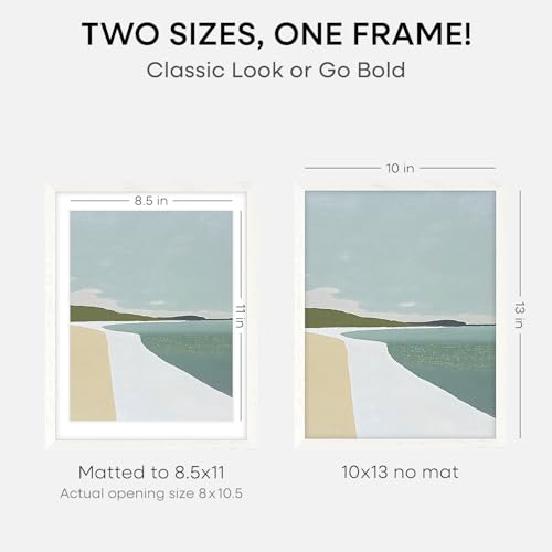 10x13 White Oak Picture Frame (2 Count)