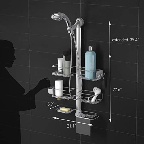 X Large Adjustable Hanging Shower Caddy